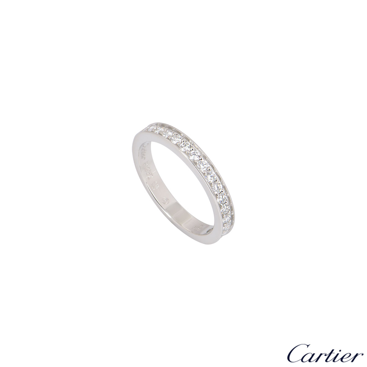 cartier half eternity rings